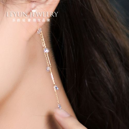Boucles d'oreilles pendantes Femme en Or 14 carats - Ref 3100040