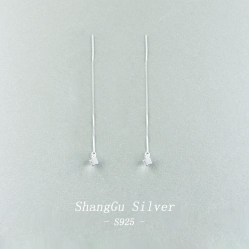 Boucles d'oreilles pendantes Femme Argentée - Ref 3100049