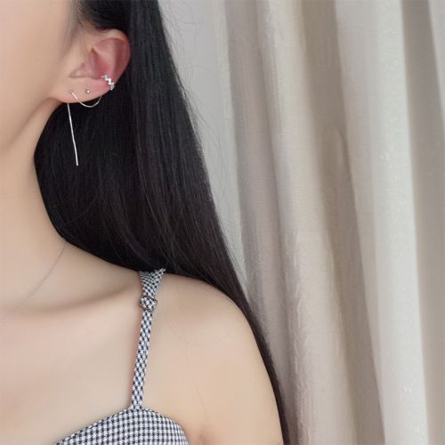 Boucles d'oreilles pendantes Femme Argentée - Ref 3100056