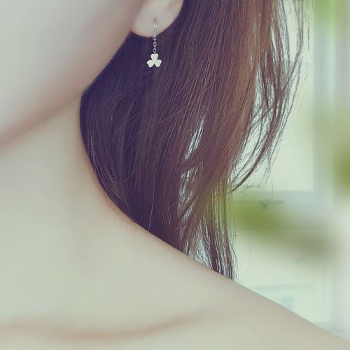 Boucles d'oreilles pendantes Femme Argentée - Ref 3100090