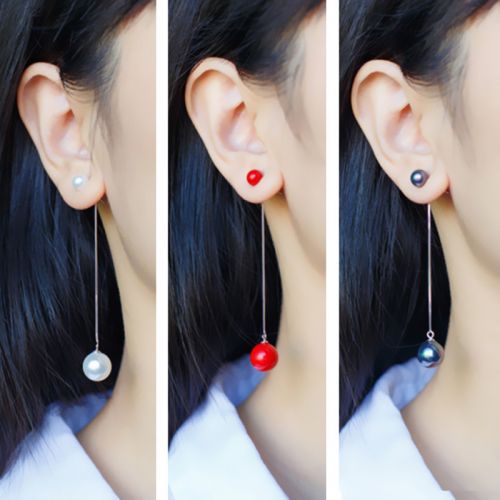Boucles d'oreilles pendantes Femme YAN LIFEI Argentée - Ref 3100092