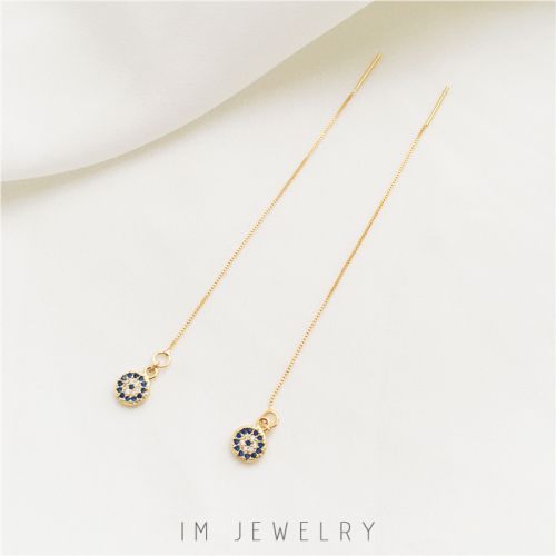 Boucles d'oreilles pendantes Femme Argentée - Ref 3100096