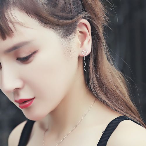 Boucles d'oreilles pendantes Femme Argentée - Ref 3100097