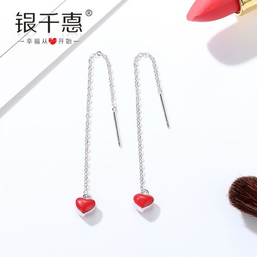 Boucles d'oreilles pendantes Femme Argentée - Ref 3100117