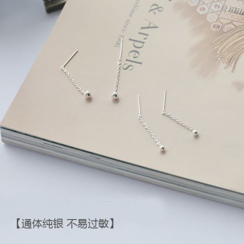 Boucles d'oreilles pendantes Femme Argentée - Ref 3100130