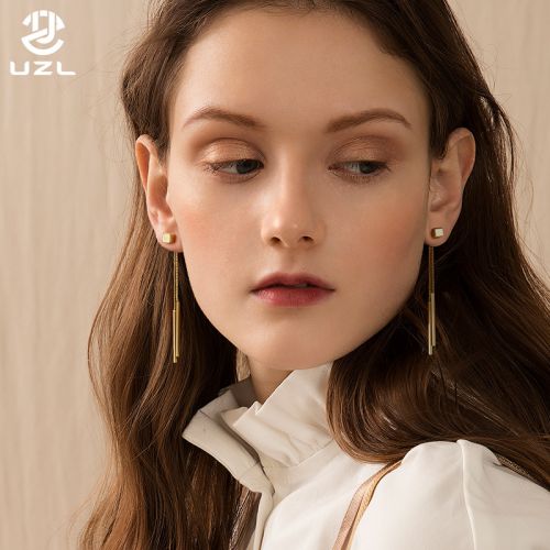 Boucles d'oreilles pendantes Femme EXCELLENT AMOUR en Alliage argent plaque or - Ref 3100142