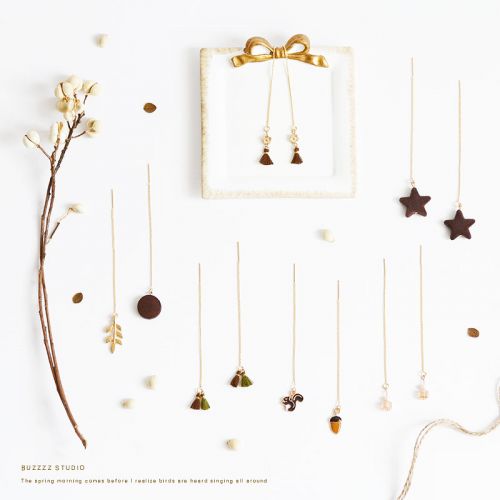 Boucles d'oreilles pendantes Femme BUZZZZ - Ref 3100160