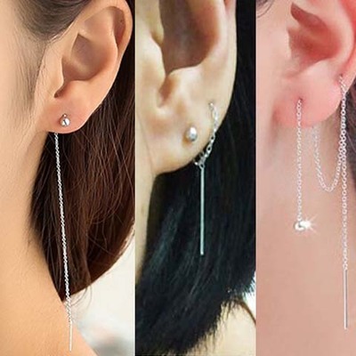 Boucles d'oreilles pendantes Femme Argentée - Ref 3100167