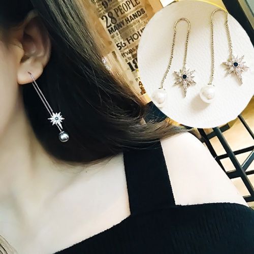 Boucles d'oreilles pendantes Femme Argentée - Ref 3100171