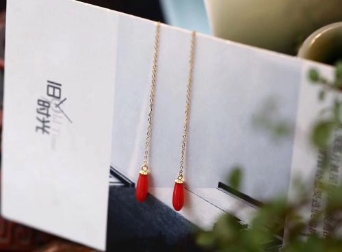 Boucles d'oreilles pendantes en Nacre - Ref 3100172