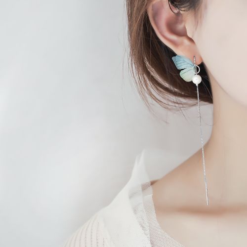 Boucles d'oreilles pendantes Femme Argentée - Ref 3100186