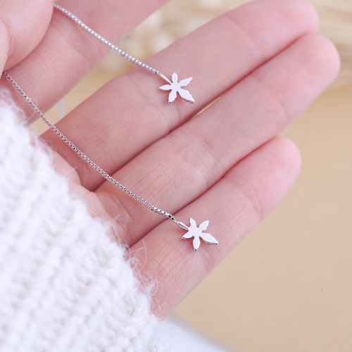 Boucles d'oreilles pendantes Femme en Alliage argent plaque or - Ref 3100203
