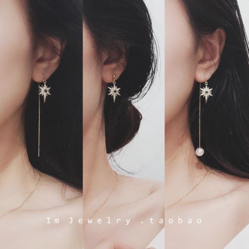 Boucles d'oreilles pendantes Femme en Matiere mixte - Ref 3100215