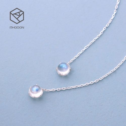 Boucles d'oreilles pendantes Femme RHODON Argentée - Ref 3100241