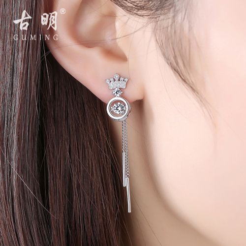 Boucles d'oreilles pendantes Femme Argentée - Ref 3100259