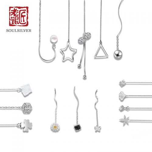 Boucles d'oreilles pendantes Femme Argentée - Ref 3100301