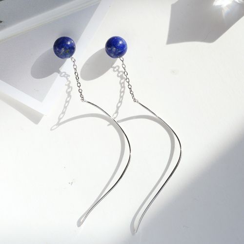 Boucles d'oreilles pendantes Femme Argentée - Ref 3100309