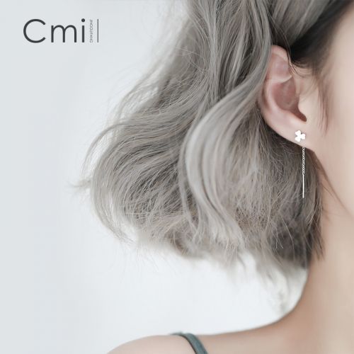 Boucles d'oreilles pendantes Femme CMILL Argentée - Ref 3100314