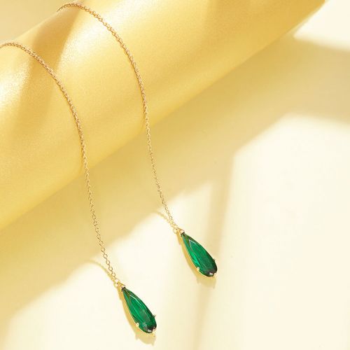 Boucles d'oreilles pendantes Femme LADY Argentée - Ref 3100325