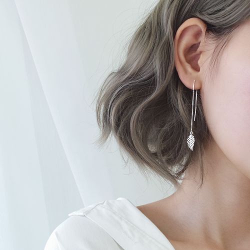 Boucles d'oreilles pendantes Femme CMILL Argentée - Ref 3100404