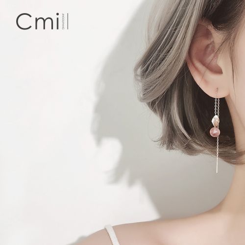 Boucles d'oreilles pendantes Femme CMILL Argentée - Ref 3100420