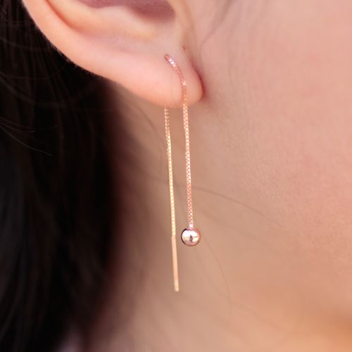 Boucles d'oreilles pendantes Femme YEAJEWEL Argentée - Ref 3100426