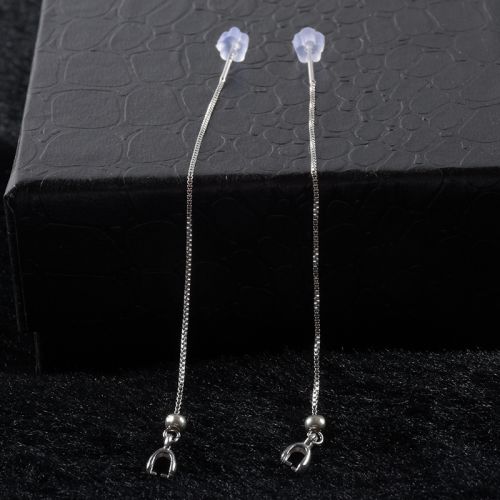 Boucles d'oreilles pendantes Femme en Alliage argent plaque or - Ref 3100435