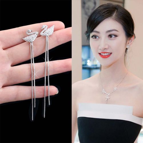 Boucles d'oreilles pendantes Femme en Alliage argent plaque or - Ref 3100455