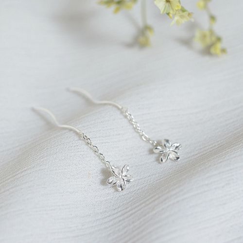 Boucles d'oreilles pendantes Femme Argentée - Ref 3100461