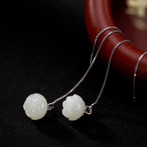 Boucles d'oreilles pendantes Femme Argentée - Ref 3100471