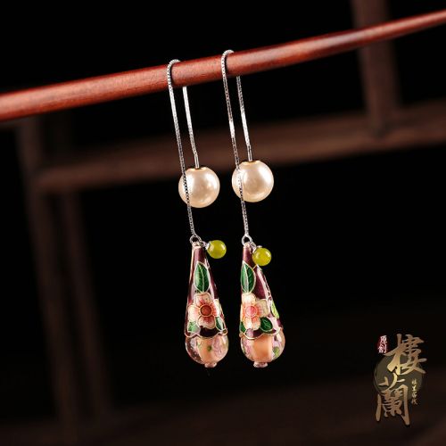 Boucles d'oreilles pendantes Femme - Ref 3100483