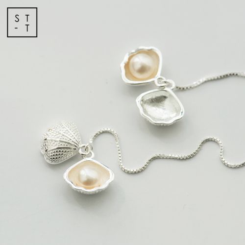 Boucles d'oreilles pendantes Femme Argentée - Ref 3100488