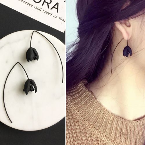 Boucles d'oreilles pendantes Femme en Alliage argent plaque or - Ref 3100508