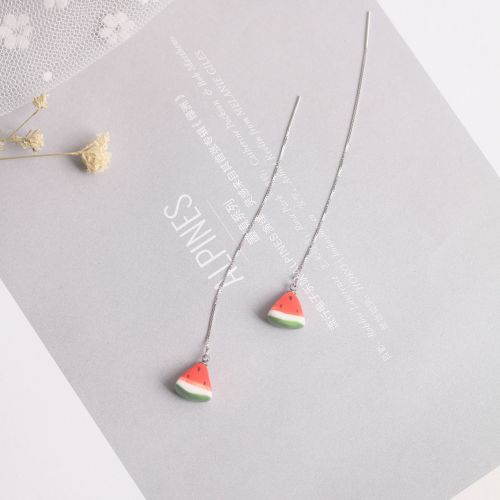 Boucles d'oreilles pendantes Femme FLEUR Argentée - Ref 3100511