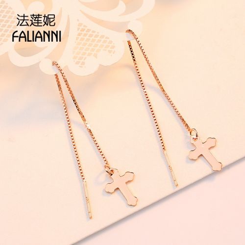Boucles d'oreilles pendantes Femme Argentée - Ref 3100521