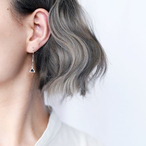 Boucles d'oreilles pendantes Femme Argentée - Ref 3100523