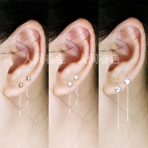 Boucles d'oreilles pendantes Femme Argentée - Ref 3100526