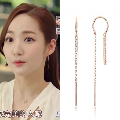 Boucles d'oreilles pendantes Femme Argentée - Ref 3100527