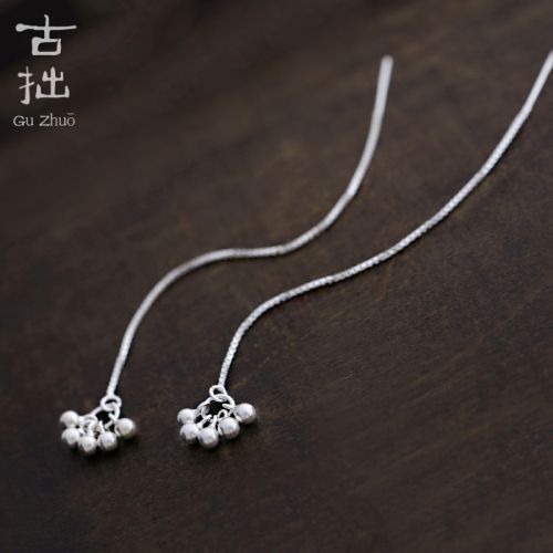 Boucles d'oreilles pendantes Femme Argentée - Ref 3100529