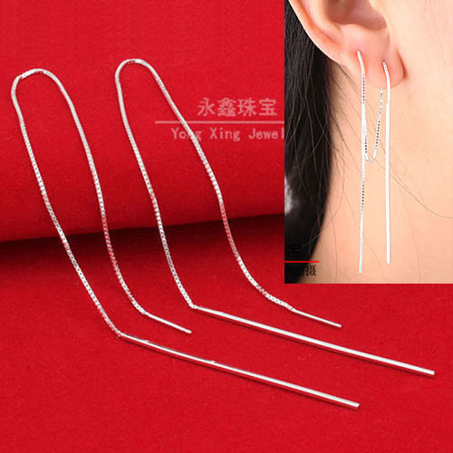 Boucles d'oreilles pendantes Femme Argentée - Ref 3100536
