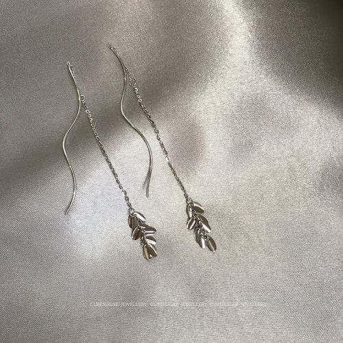 Boucles d'oreilles pendantes Femme Argentée - Ref 3100538