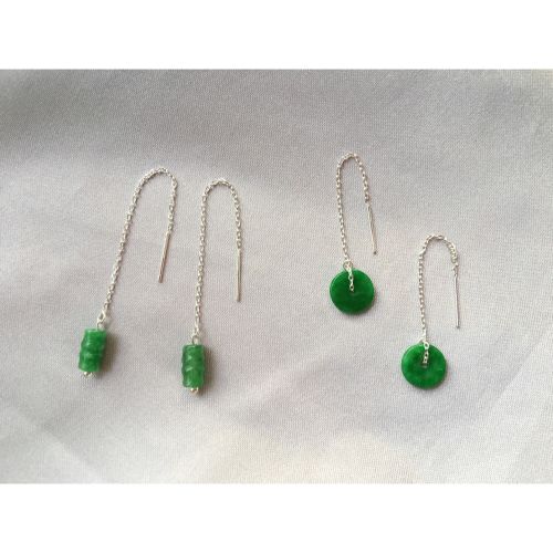 Boucles d'oreilles pendantes Argentée - Ref 3100543