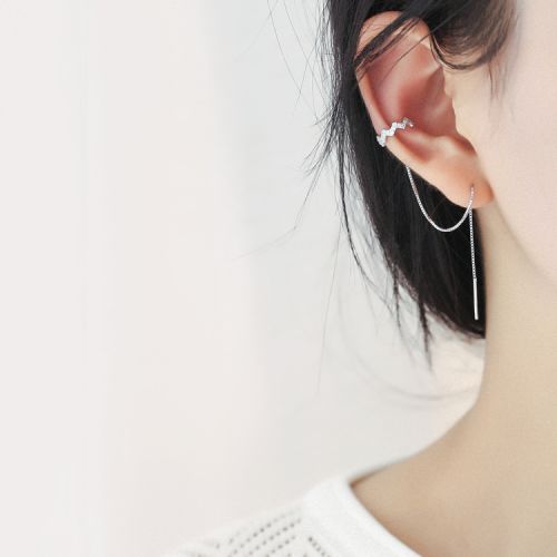 Boucles d'oreilles pendantes Femme Argentée - Ref 3100560