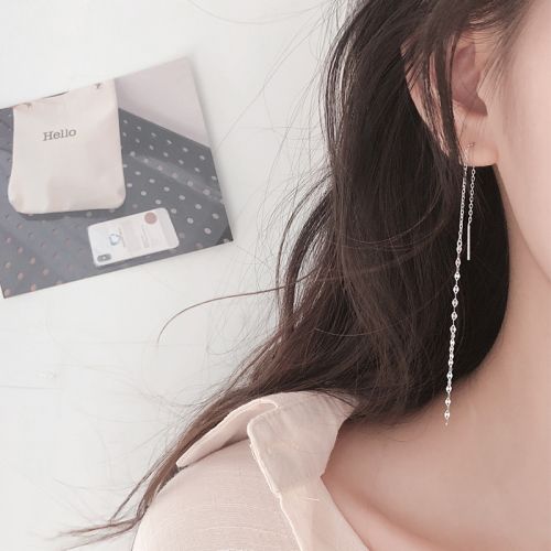 Boucles d'oreilles pendantes Femme Argentée - Ref 3100563