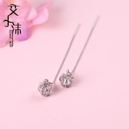 Boucles d'oreilles pendantes Femme Argentée - Ref 3100580