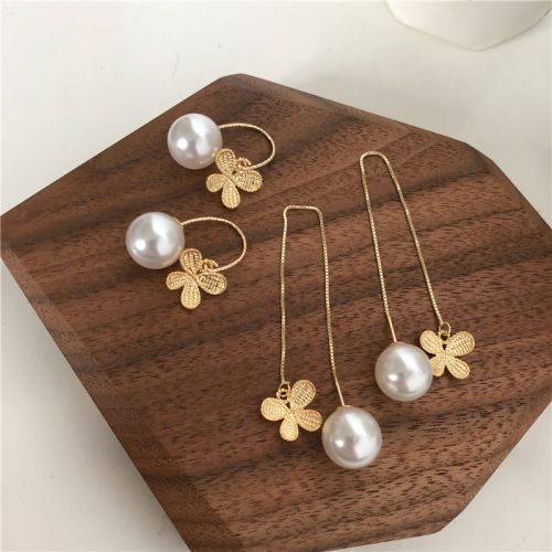 Boucles d'oreilles pendantes Femme - Ref 3100589