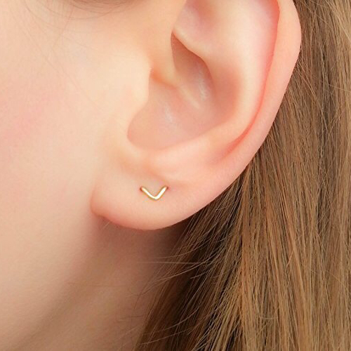 Boucles d'oreilles pendantes en Alliage argent plaque or - Ref 3100597