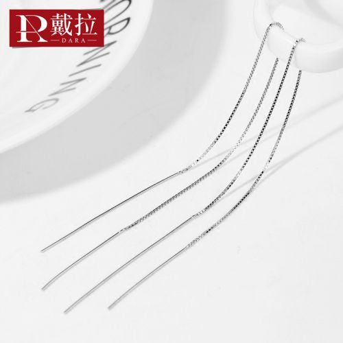 Boucles d'oreilles pendantes Femme DARA Argentée - Ref 3100647
