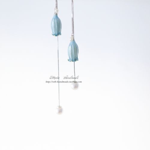 Boucles d'oreilles pendantes Argentée - Ref 3100656