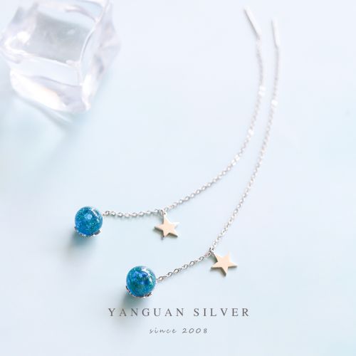 Boucles d'oreilles pendantes Femme Argentée - Ref 3100659